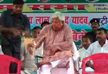 Bihar: Fan falls on Lalu at poll meeting